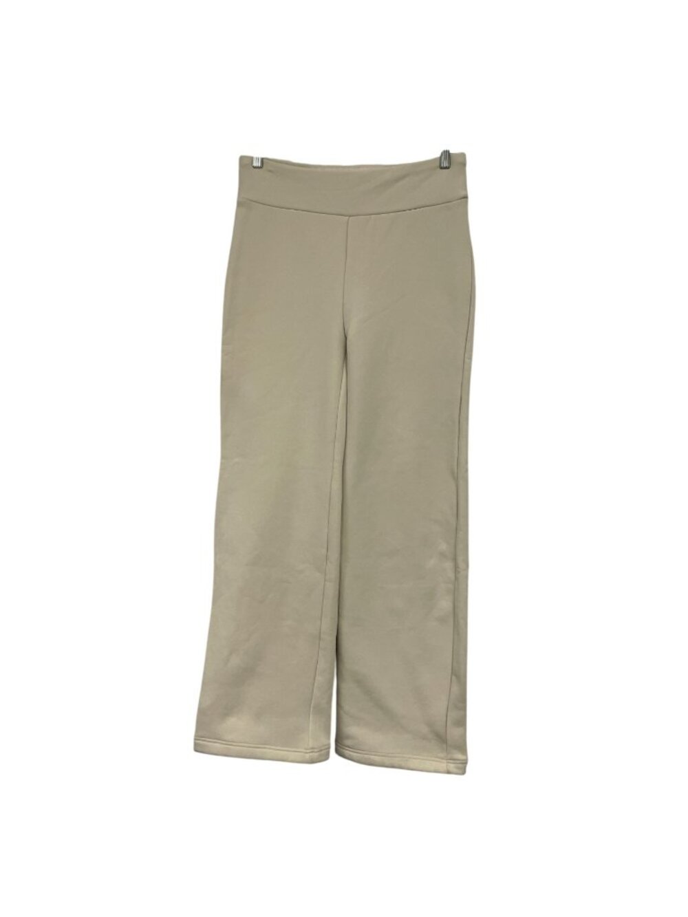 Oysho Womens Trousers XL Ecru Pants Seamless High Rise Super Extra Warm NWT